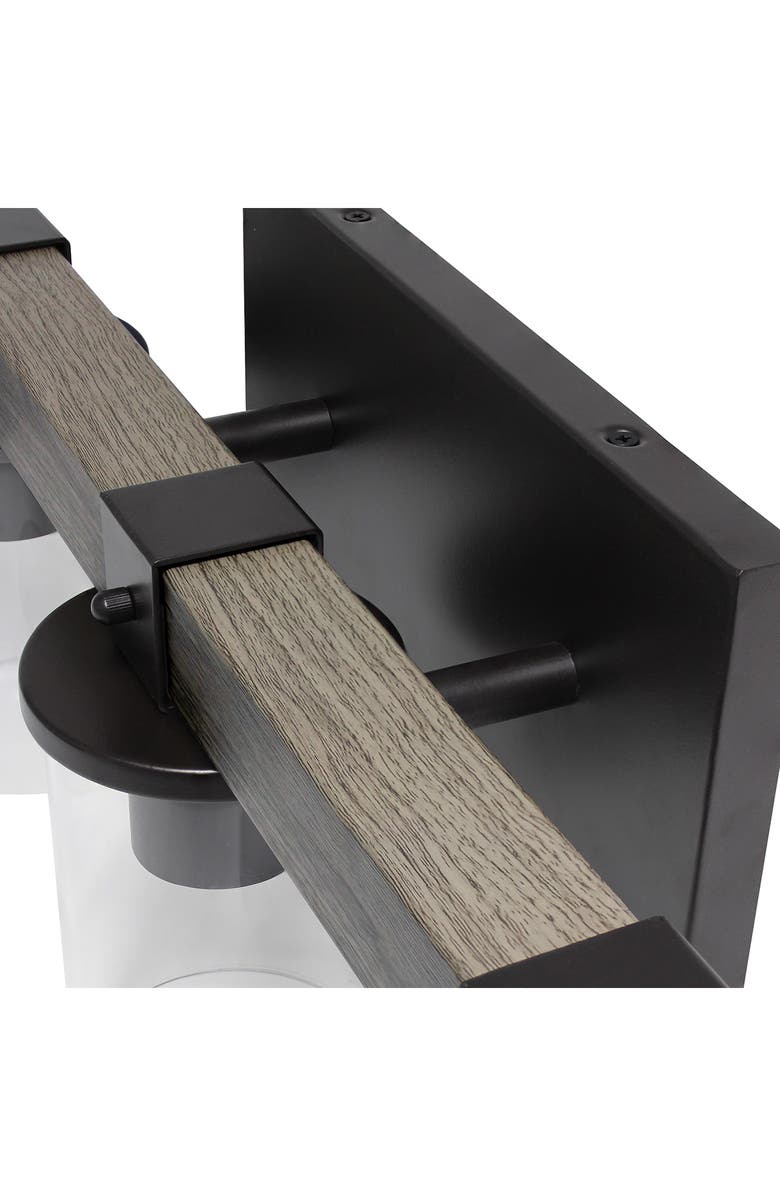 LALIA HOME Farmhouse Rustic Wood Style 3 Light Vanity, Alternate, color, 