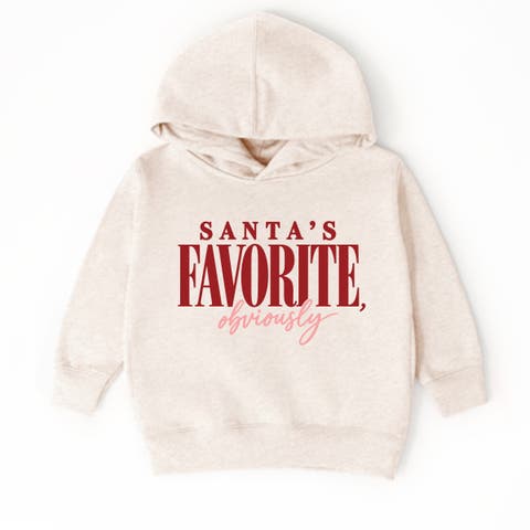 Santa's Favorite, Obviously Hoodie Toddler