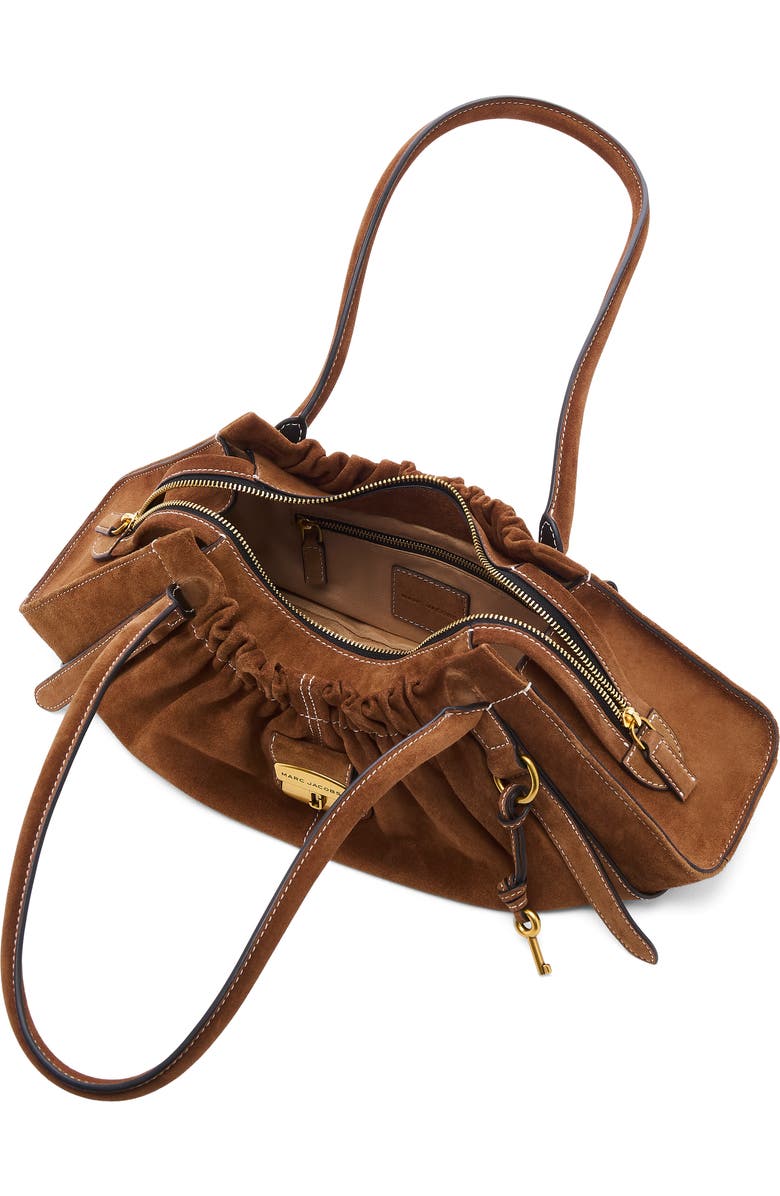 Marc Jacobs The Suede Cristina Small Satchel, Alternate, color,