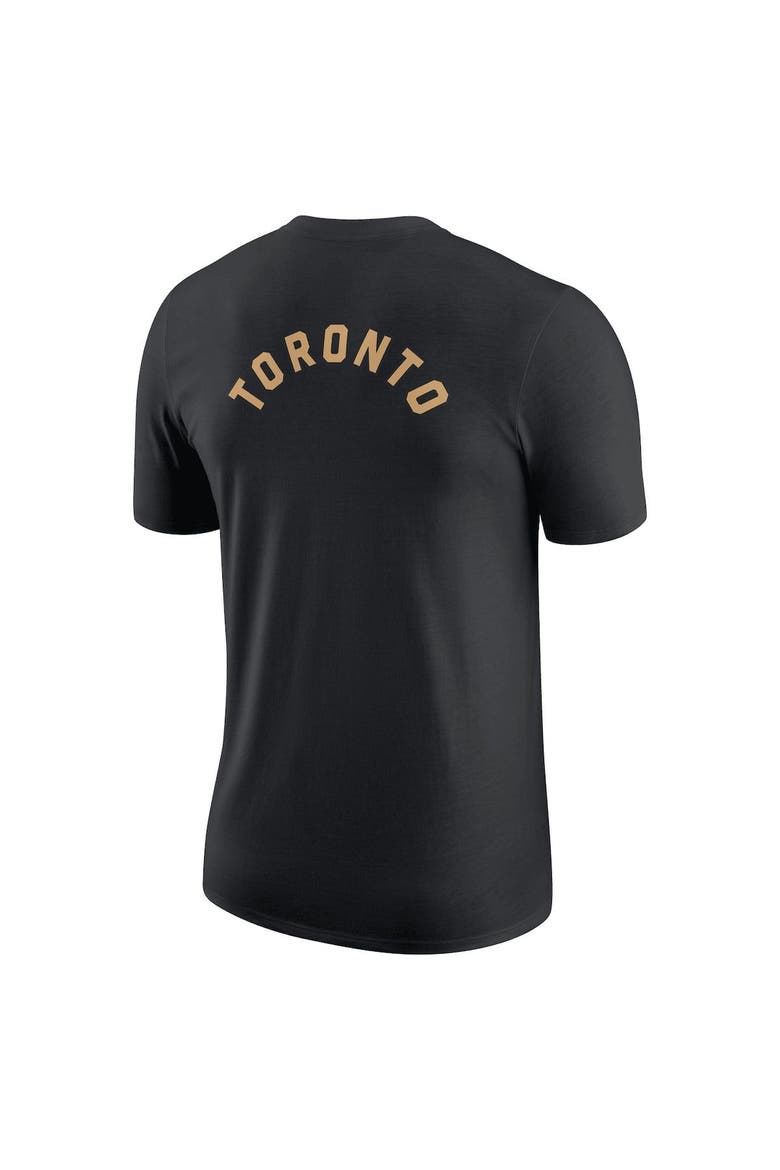 Men's Nike Black Toronto Raptors 2022/23 City Edition Courtside Max90 Backer T-Shirt, Alternate, color, Black