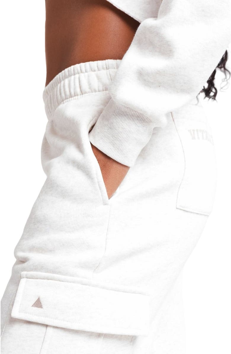 Vitality Cozy Cargo Trouser, Alternate, color, Oat Marl