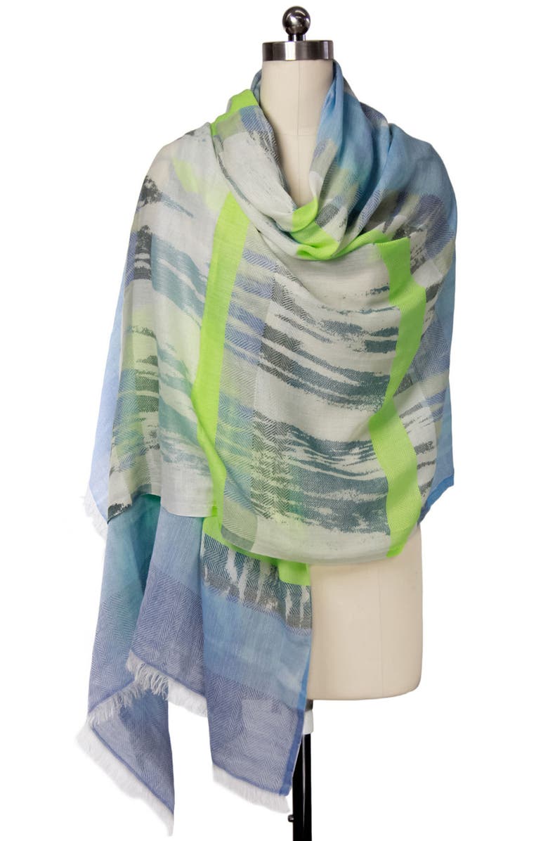 SAACHI Ebraxas Mixed Print Scarf, Alternate, color, 