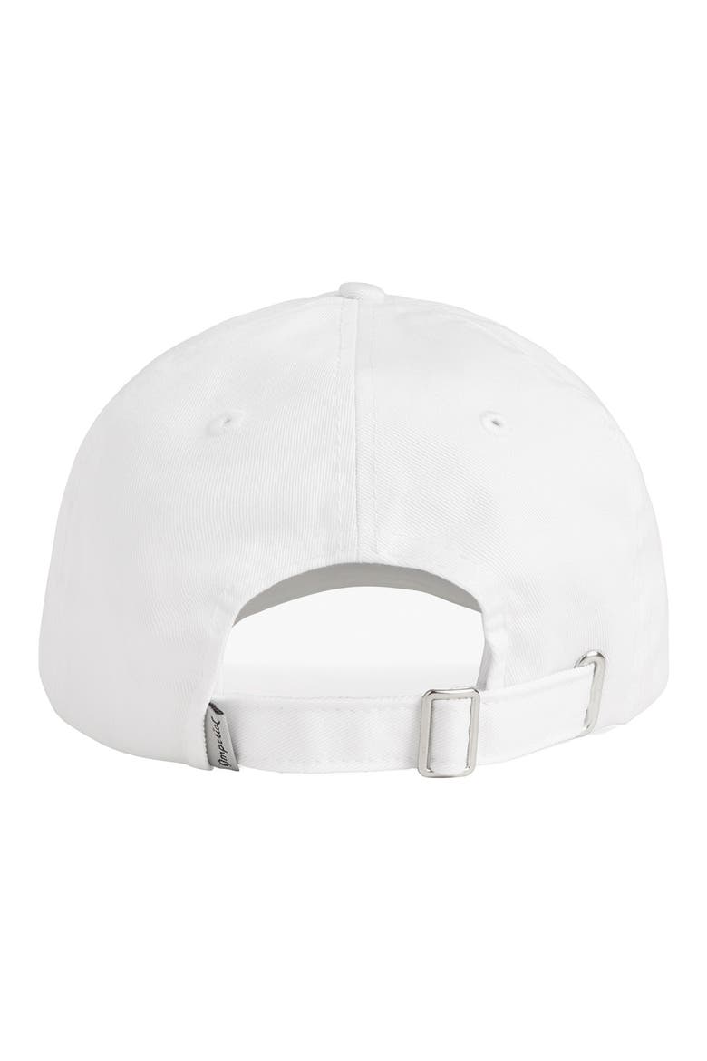 Classic Logo Cotton Twill Baseball Cap, Alternate, color, WHITE