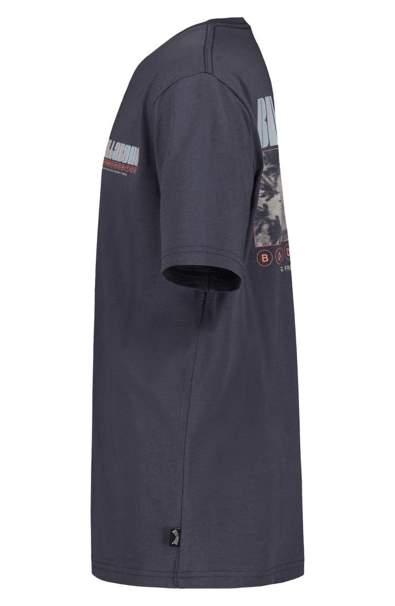 Billabong Kids' Broadsheet Cotton Graphic T-Shirt, Alternate, color, Charcoal Grey