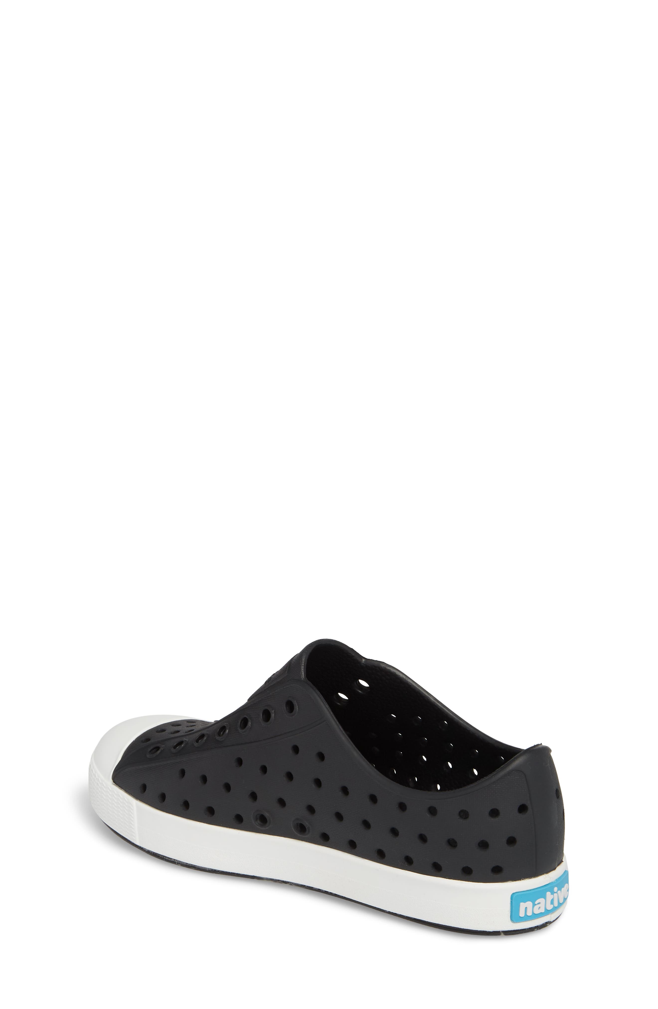 Kids' Jefferson Water Friendly Slip-On Sneaker, Alternate, color, JIFFY BLACK/ SHELL WHITE