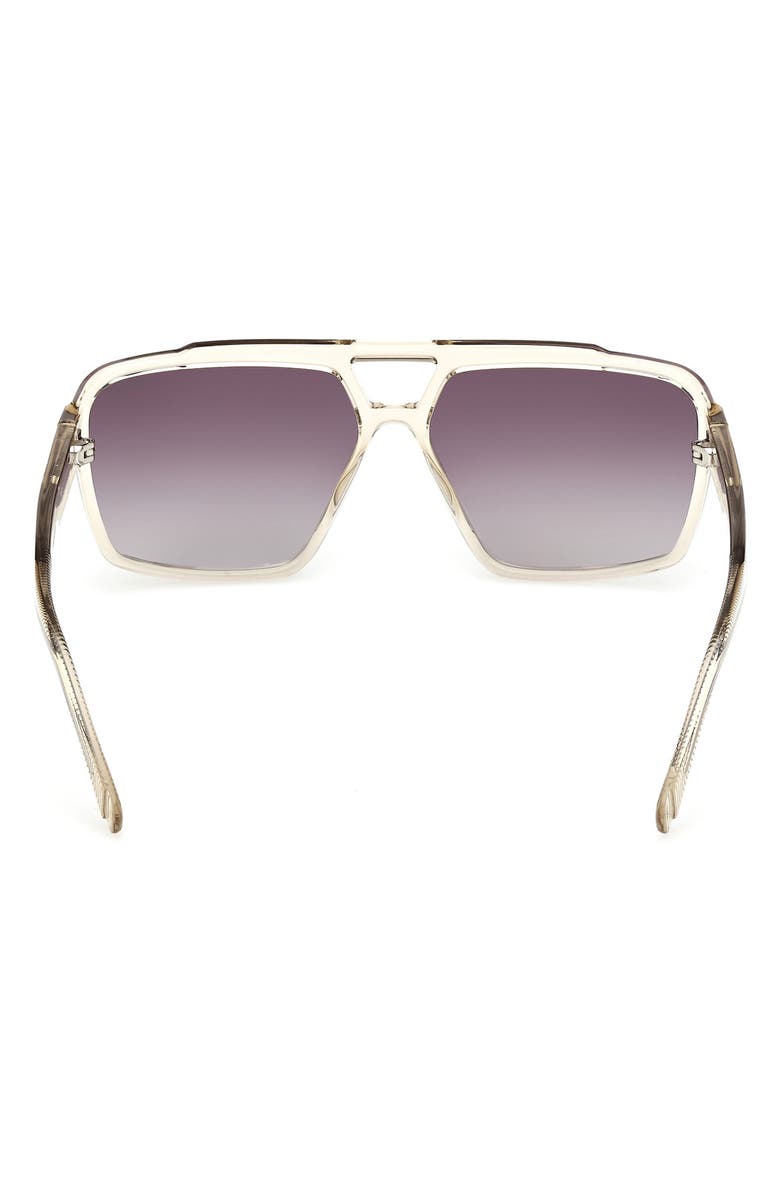 GUESS Navigator Sunglasses, Alternate, color, Shiny Beige / Gradient