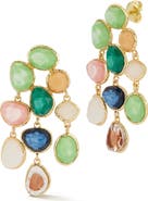 SPHERA MILANO Multistone Statement Drop Earrings