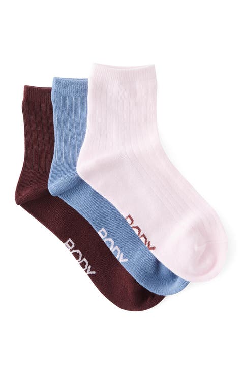 Women's Active Body Mid Crew Socks 3Pk