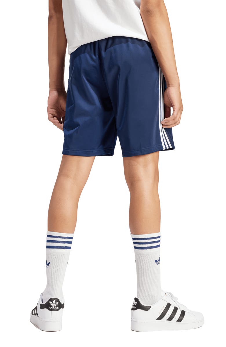 adidas Originals Adicolor Firebird Sweat Shorts, Alternate, color, Night Indigo/ White