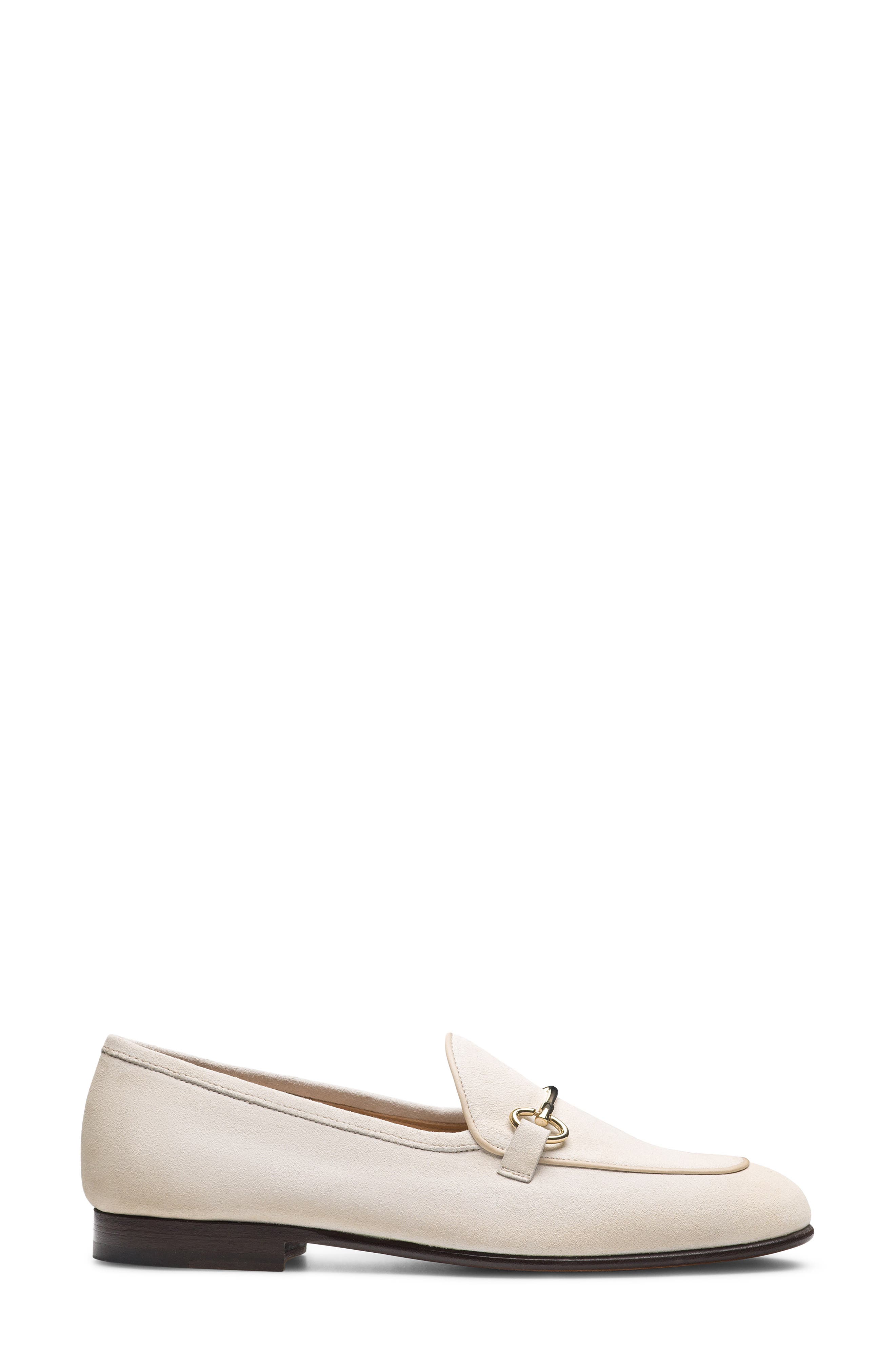 Stella II Loafer, Alternate, color, BONE SUEDE