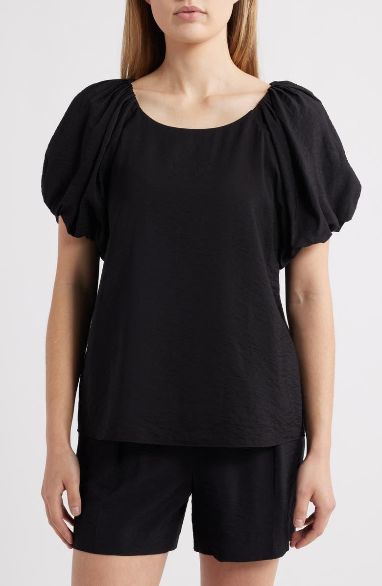 Anne Klein Bubble Sleeve Top, Alternate, color,