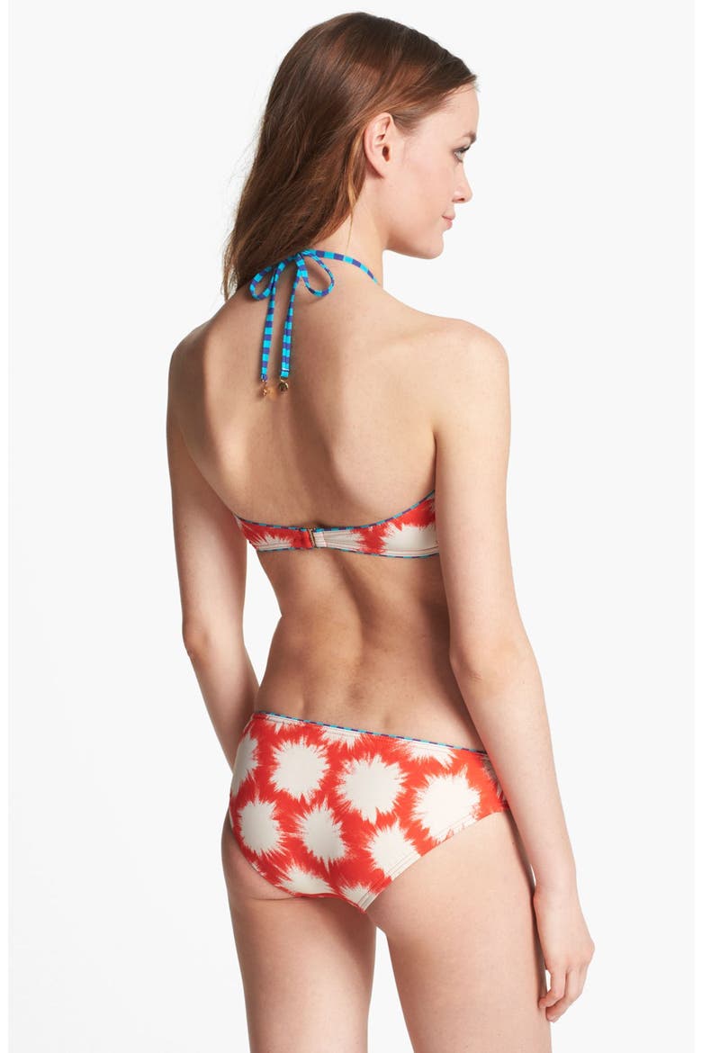 Ring Halter Monokini, Alternate, color, BRIGHT RED