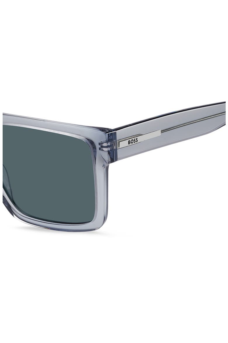 58mm Sunglasses, Alternate, color, BLUE/ GREY