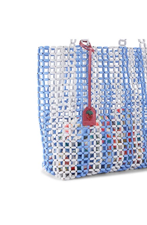 KURT GEIGER KURT GEIGER LONDON KENSINGTON RAINBOW BEADED SHOPPER