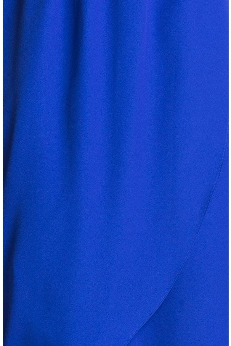 Lace Up High/Low Maxi Dress, Alternate, color, COBALT