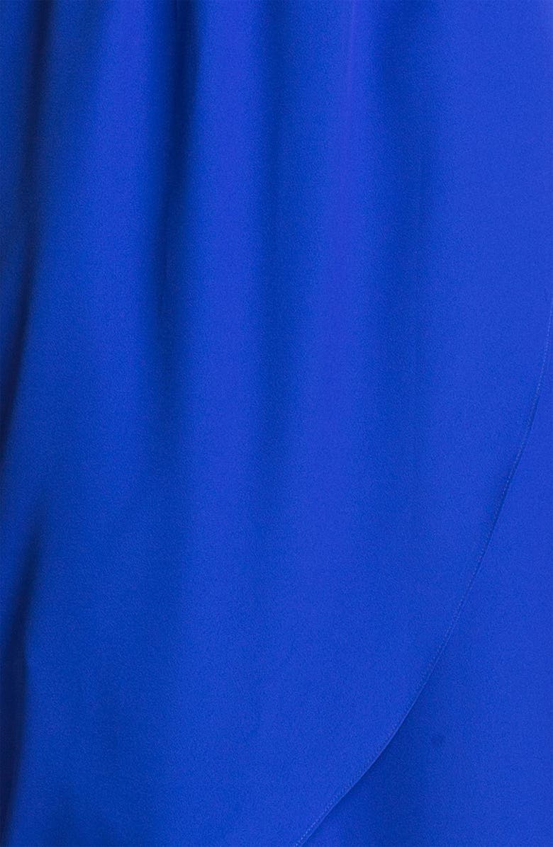 Presley Skye Lace Up High/Low Maxi Dress, Alternate, color, 