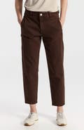 Ronen Chen Brisbane Straight-Leg Cropped Trousers