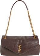 Saint Laurent Medium Calypso Leather Shoulder Bag