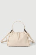 Brunello Cucinelli Mellow small bucket bag in soft leather with monili