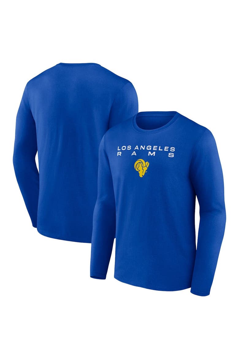 Men's Fanatics Branded Royal Los Angeles Rams Advance to Victory Long Sleeve T-Shirt, Main, color, Royal