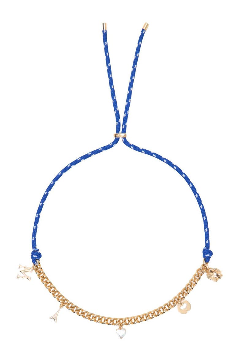 Sailor rope chain necklace, Alternate, color, Gold