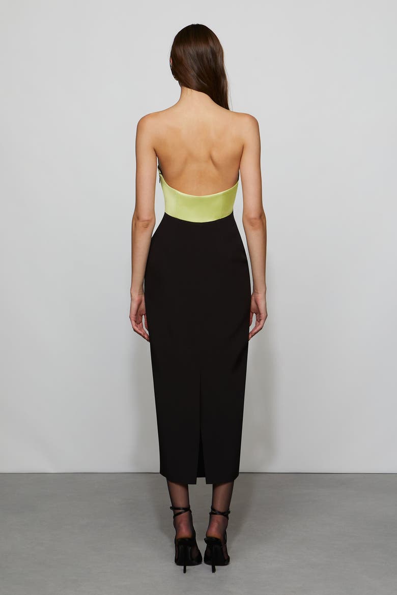 Bridgette Dress, Alternate, color, Black/Celery