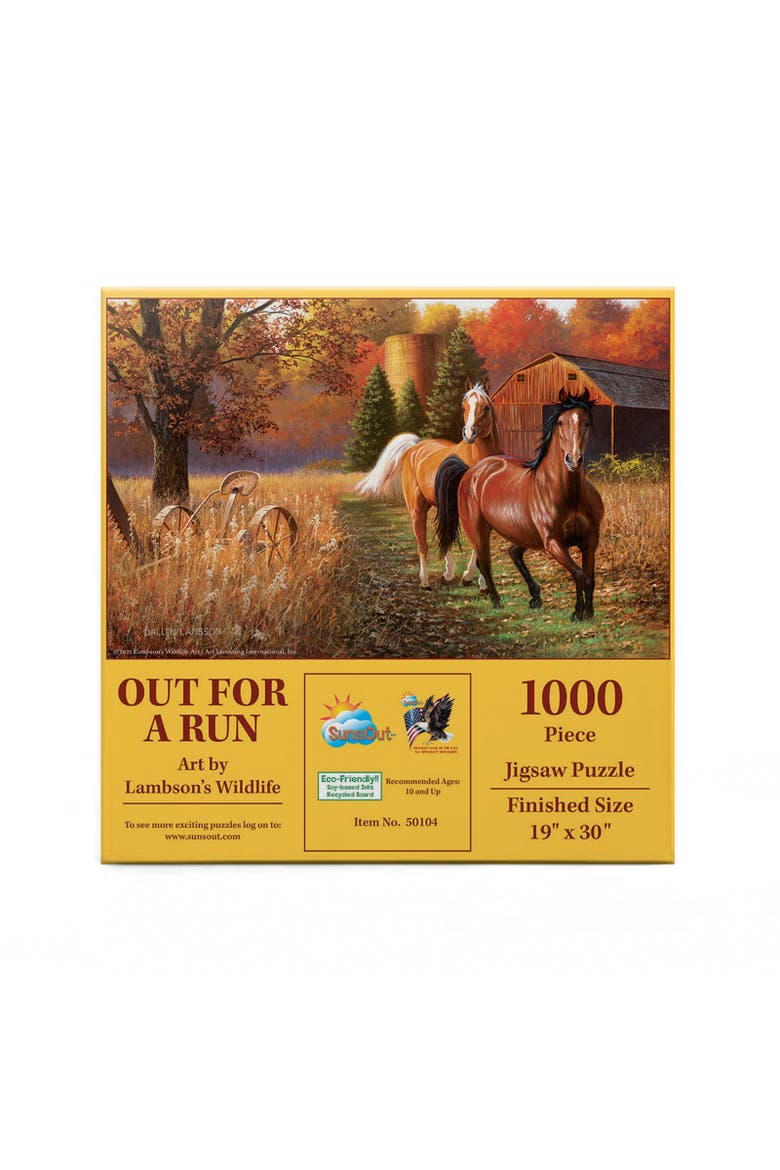 Out for a Run 1000 piece Jigsaw Puzzle for Adults, Alternate, color, Multicolor