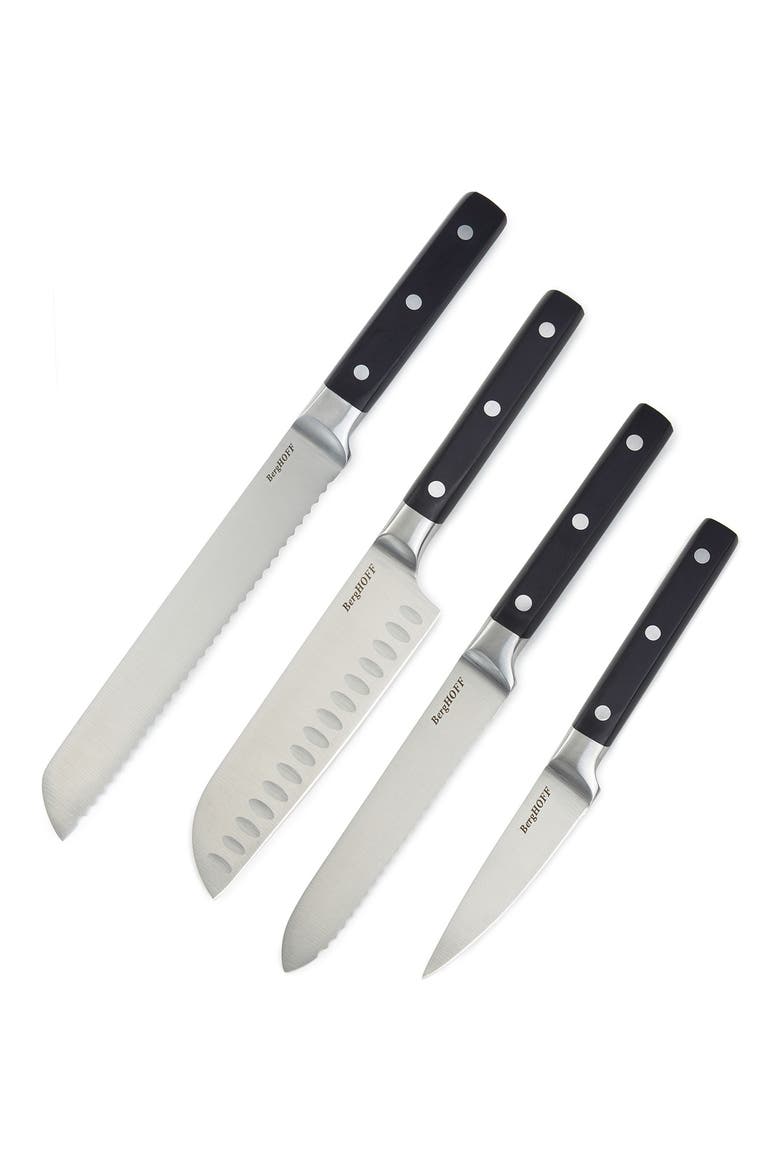 DiNA Gene 4-Piece Knife Set, Main, color, BLACK