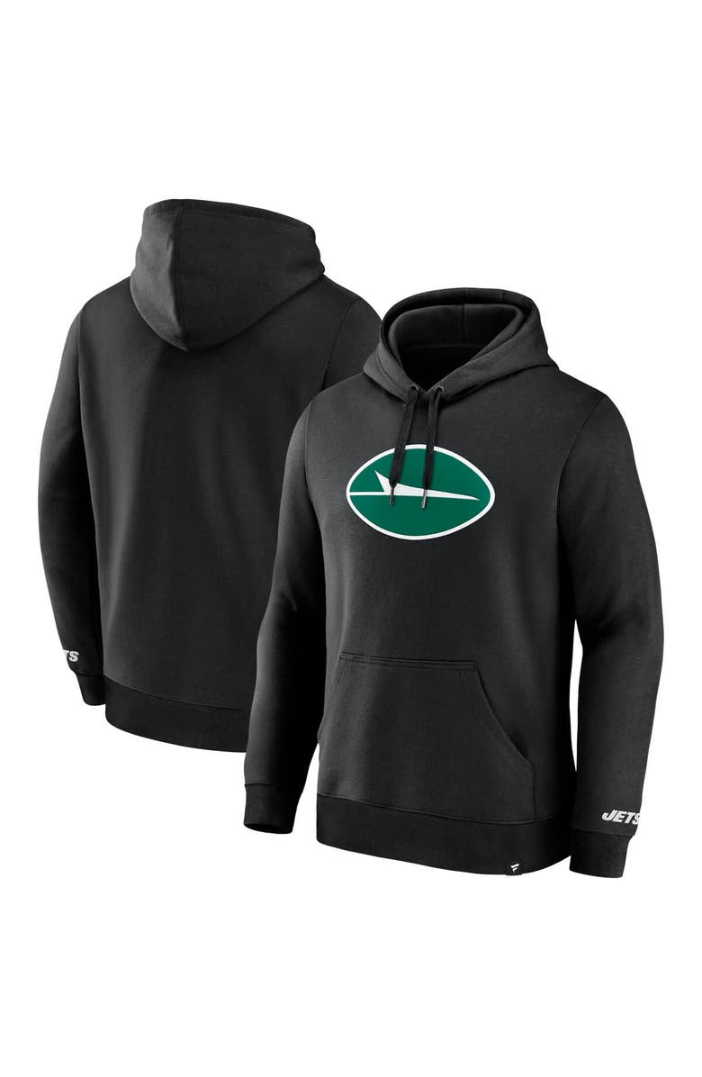 FANATICS Men's Fanatics  Black New York Jets Legacy Fleece Pullover Hoodie, Main, color, Black