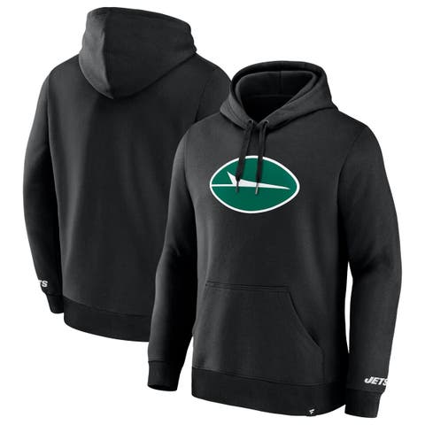 Men's Fanatics  Black New York Jets Legacy Fleece Pullover Hoodie