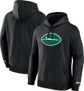 FANATICS Men's Fanatics  Black New York Jets Legacy Fleece Pullover Hoodie