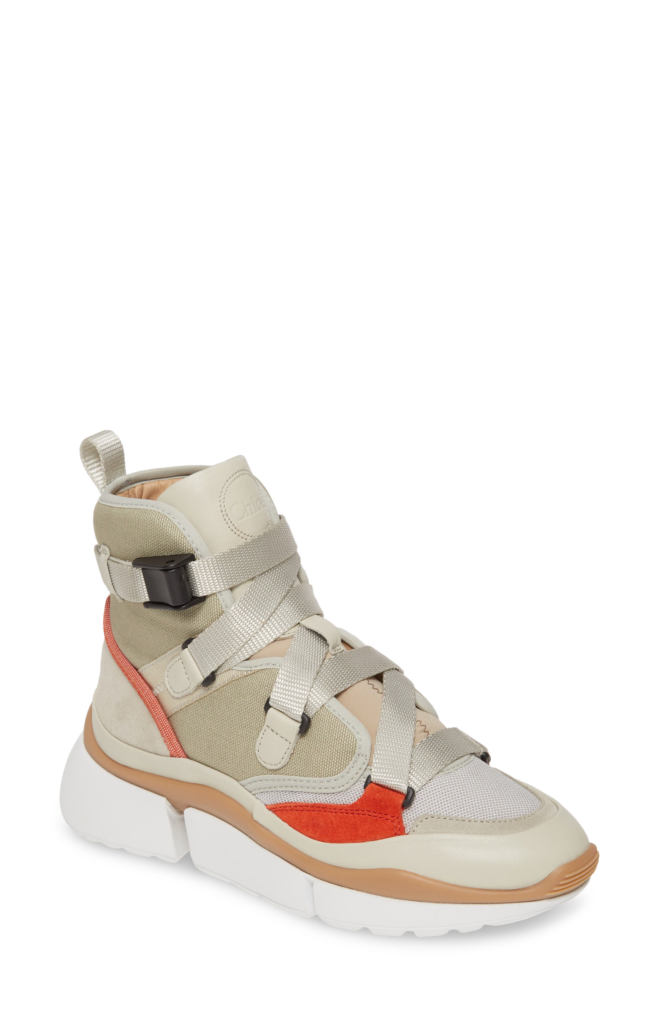 Sonnie High Top Sneaker, Main, color, LIGHT EUCALYPTUS