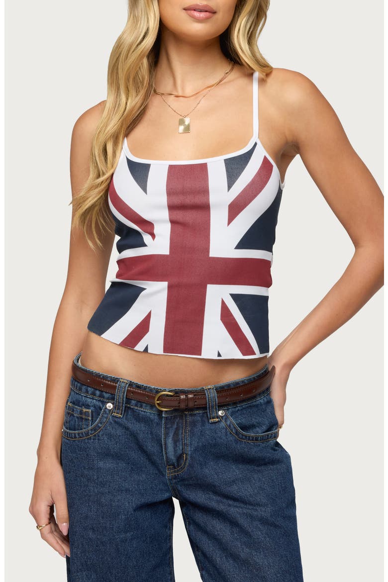 UK Babe Camisole, Main, color, WHITE