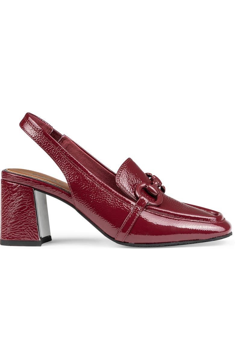 Donald Pliner Slingback Bit Loafer Pump, Alternate, color, Cranberry