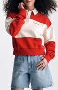 Brooklyn Industries Colorblock Polo Sweatshirt