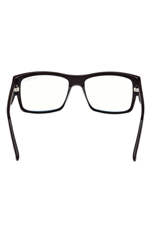 Tom Ford 55mm Square Blue Light Blocking Glasses