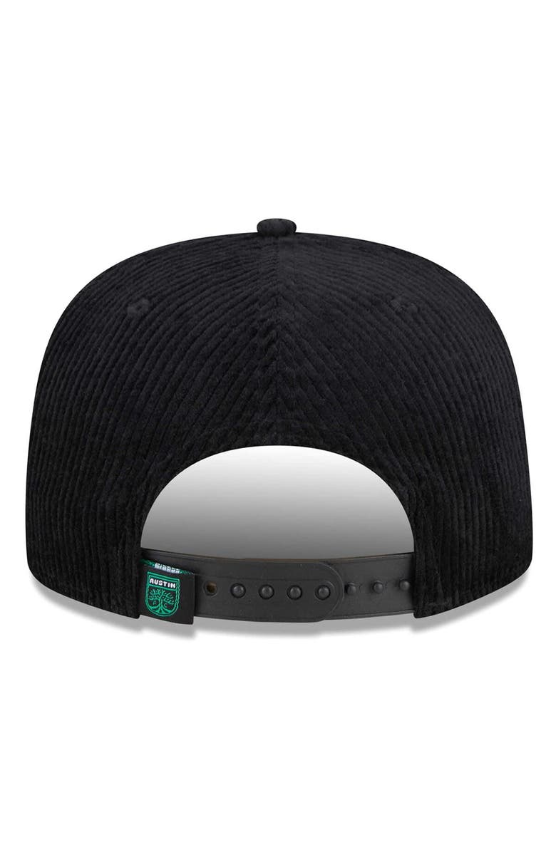 New Era Men's New Era Black Austin FC Corduroy Golfer Adjustable Hat, Alternate, color, 