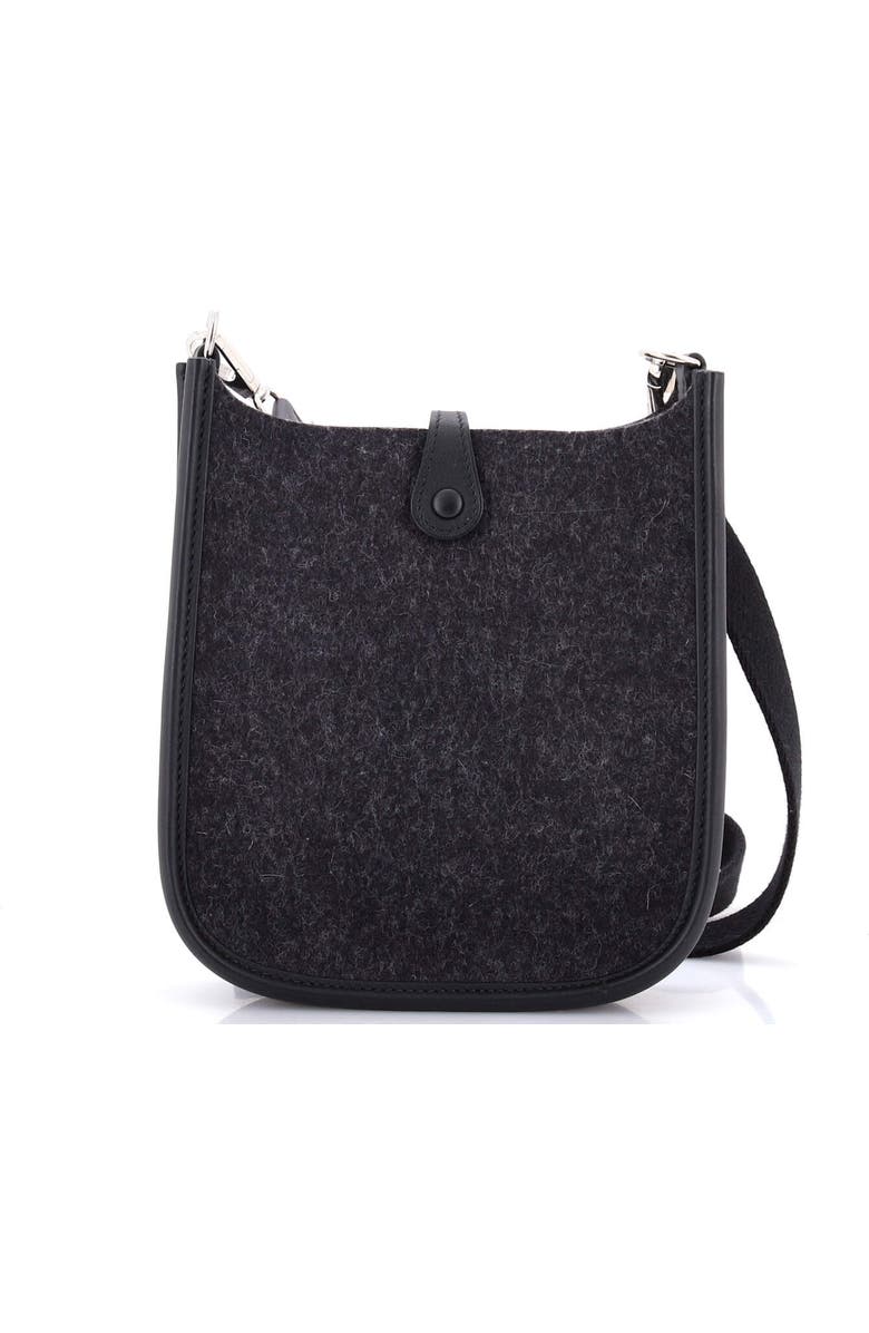 Pre-Owned Hermes Evelyne Bag Gen III Felt TPM, Alternate, color, Noir