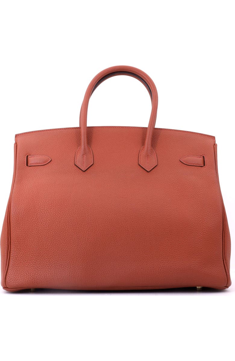 Pre-Owned Hermes Birkin Handbag Brown Togo with Gold Hardware 35, Alternate, color, Brique