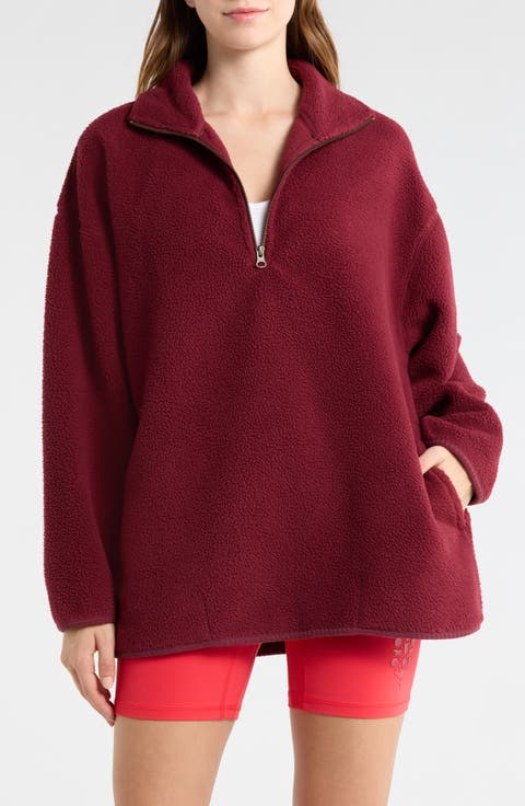 Coco Faux Shearling Pullover Sweatshirt