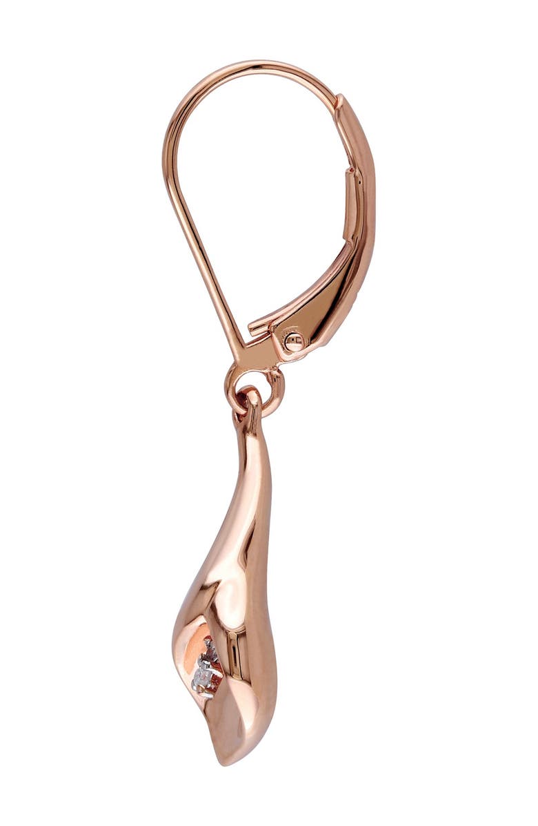 DELMAR Tulip Diamond Dangle Earrings - 0.02 ctw, Alternate, color, 