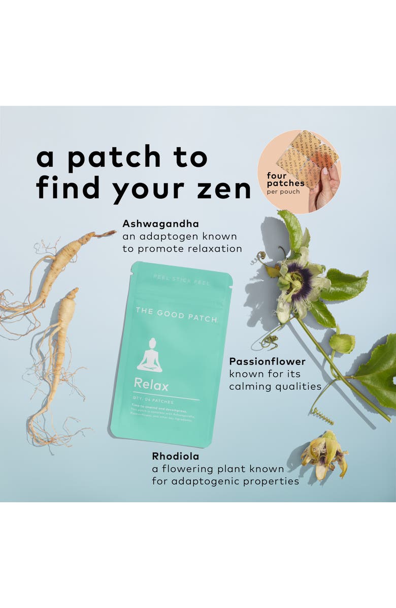 The Good Patch Relax Wellness Patch, Alternate, color, NO COLOR