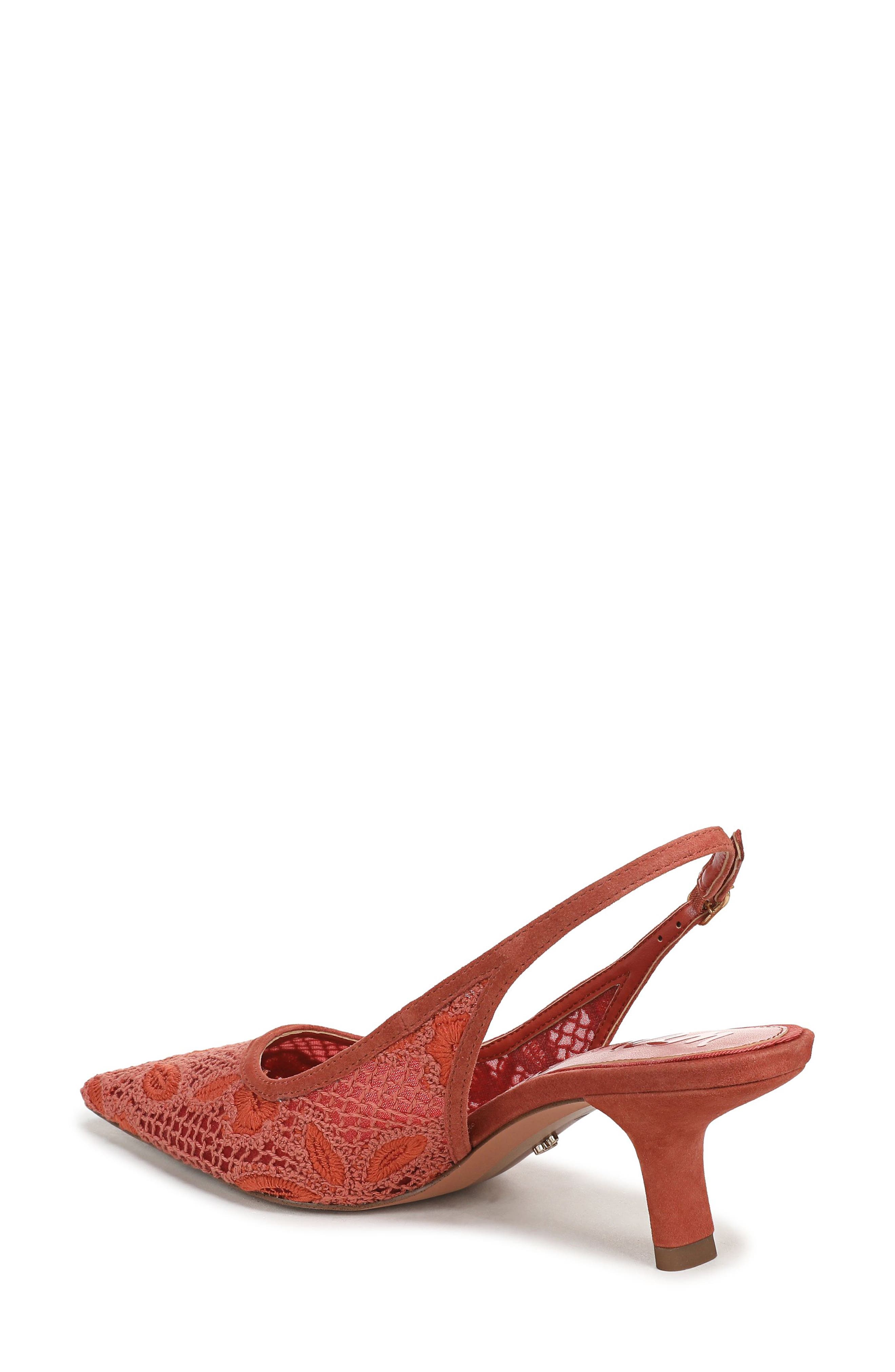 Sam Edelman Bianka Slingback Pump, Alternate, color, Coral Clay