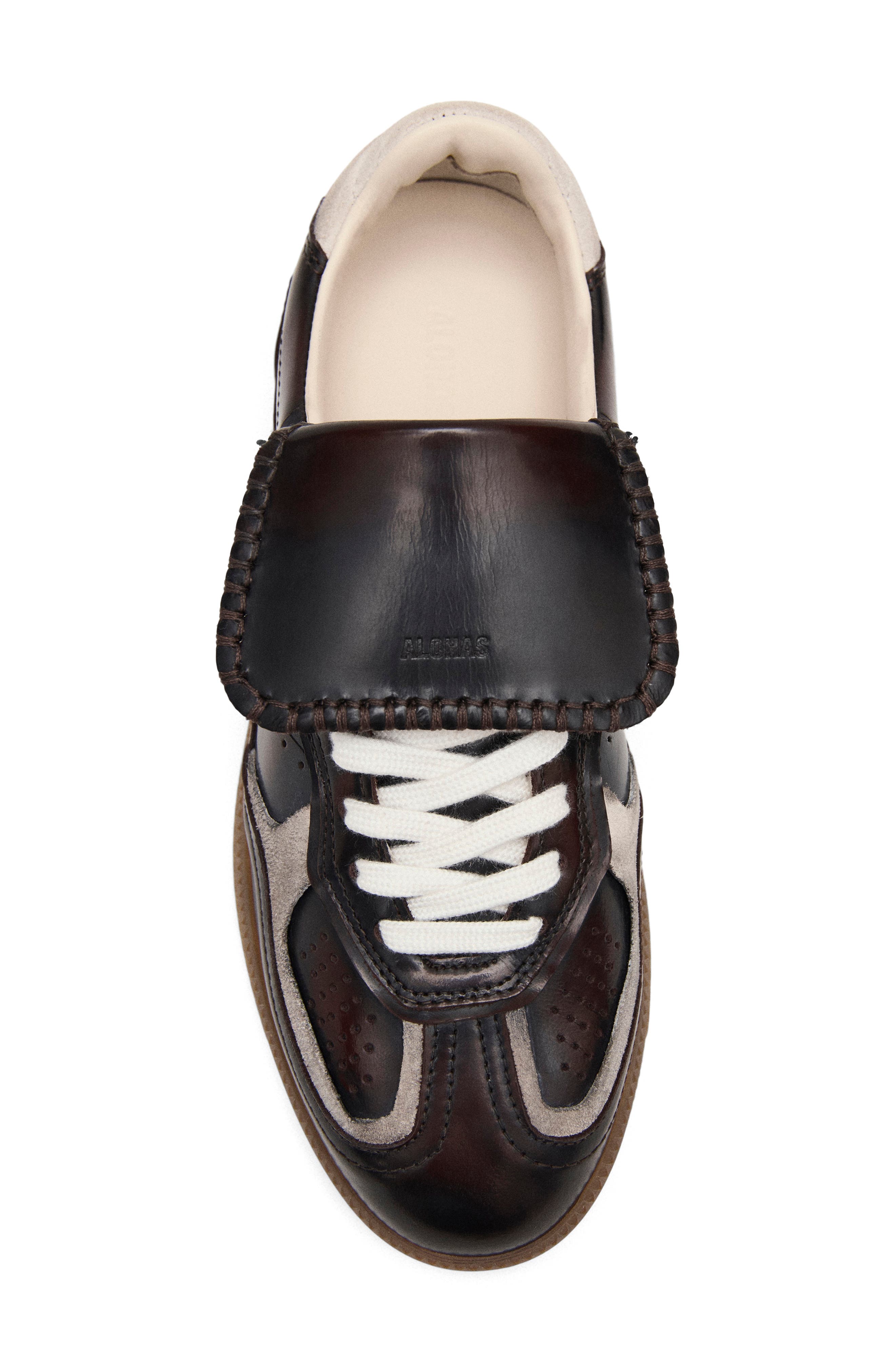 ALOHAS TB.490 Club Sneaker, Alternate, color, Brushed Dark Chocolate