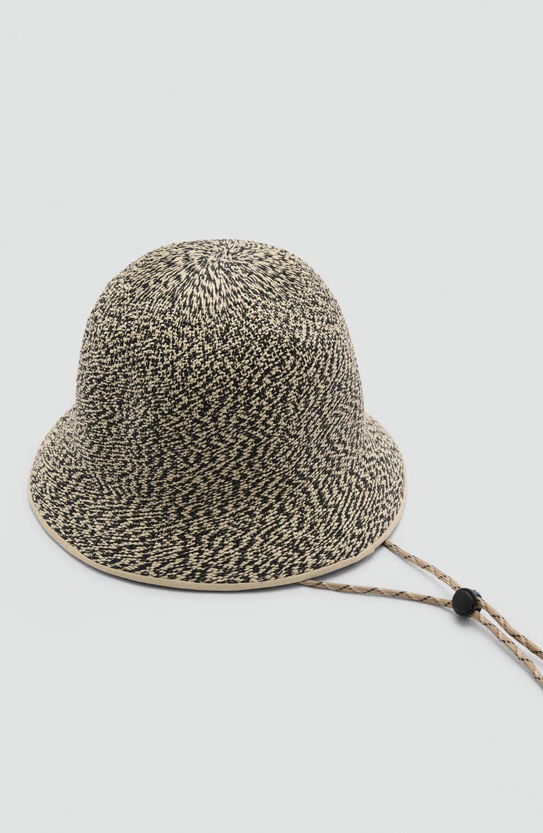 MANGO Straw Bucket Hat, Alternate, color, 