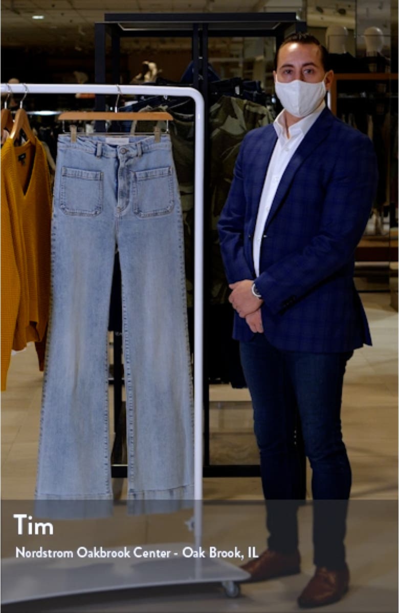 St. Monica High Waist Flare Jeans, sales video thumbnail