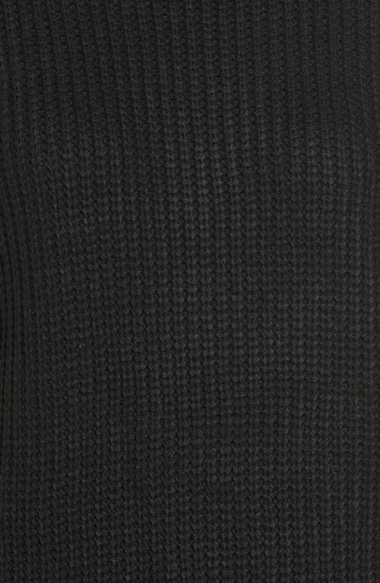 Woven Heart Embroidered Waffle Stitch Sweater, Alternate, color, 