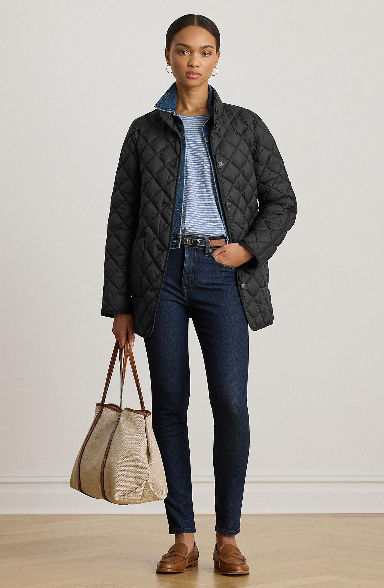 Diamond Quilted Puffer Jacket - image 2
