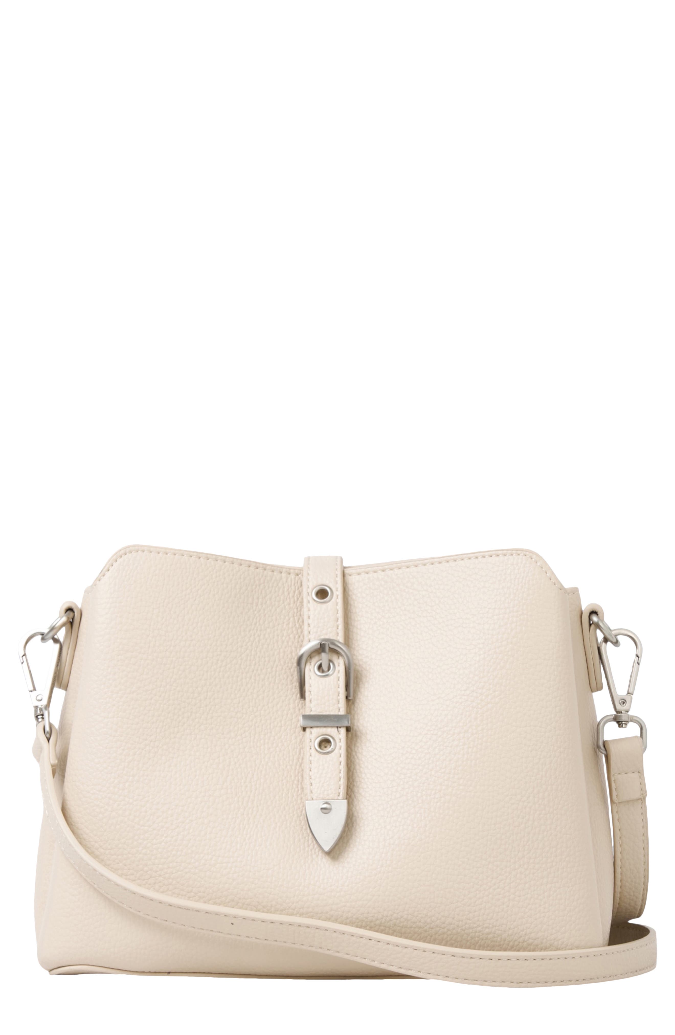 Urban Originals Sunburst Crossbody Bag, Main, color, Cream