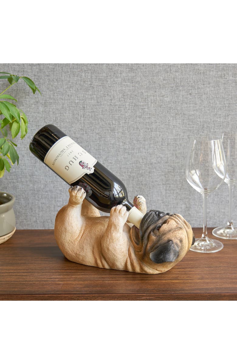 true Pug Wine Bottle Holder, Alternate, color, 